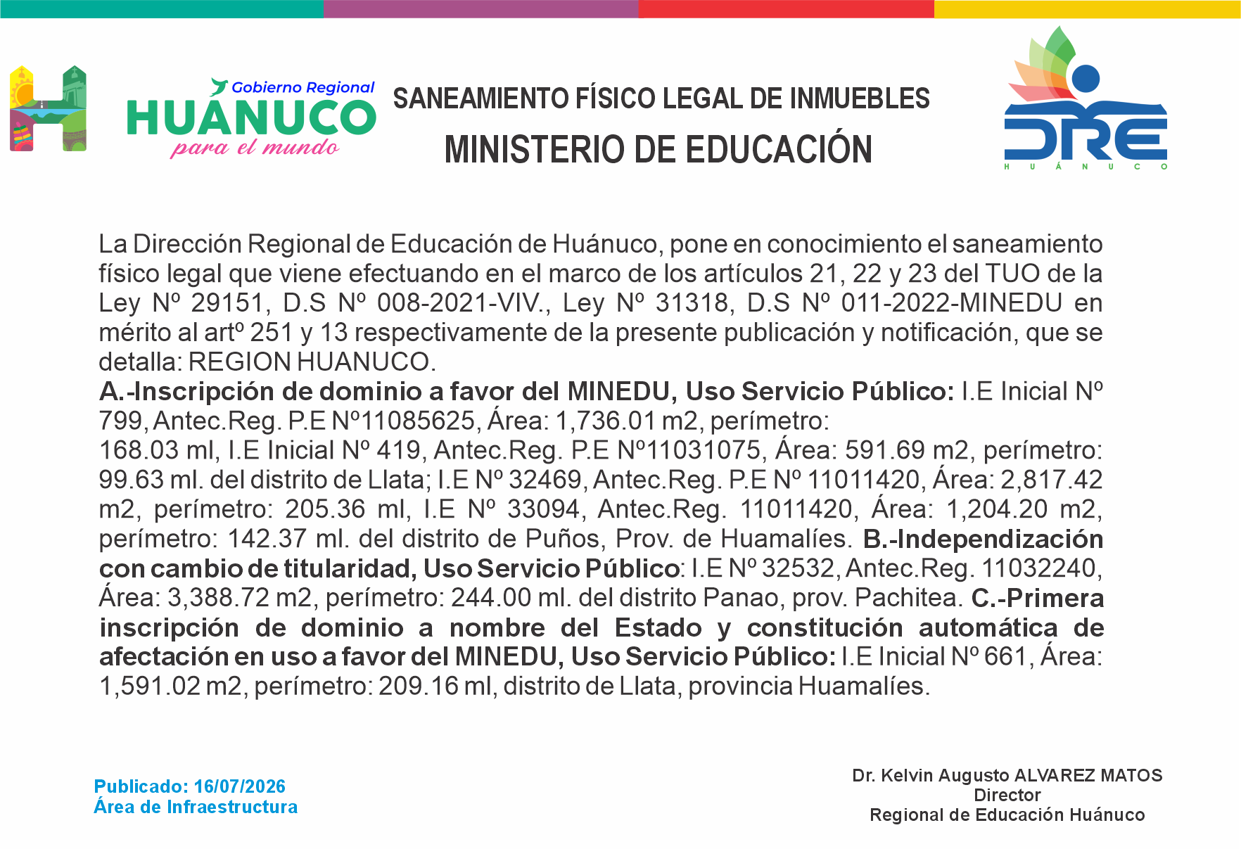 Aviso manual